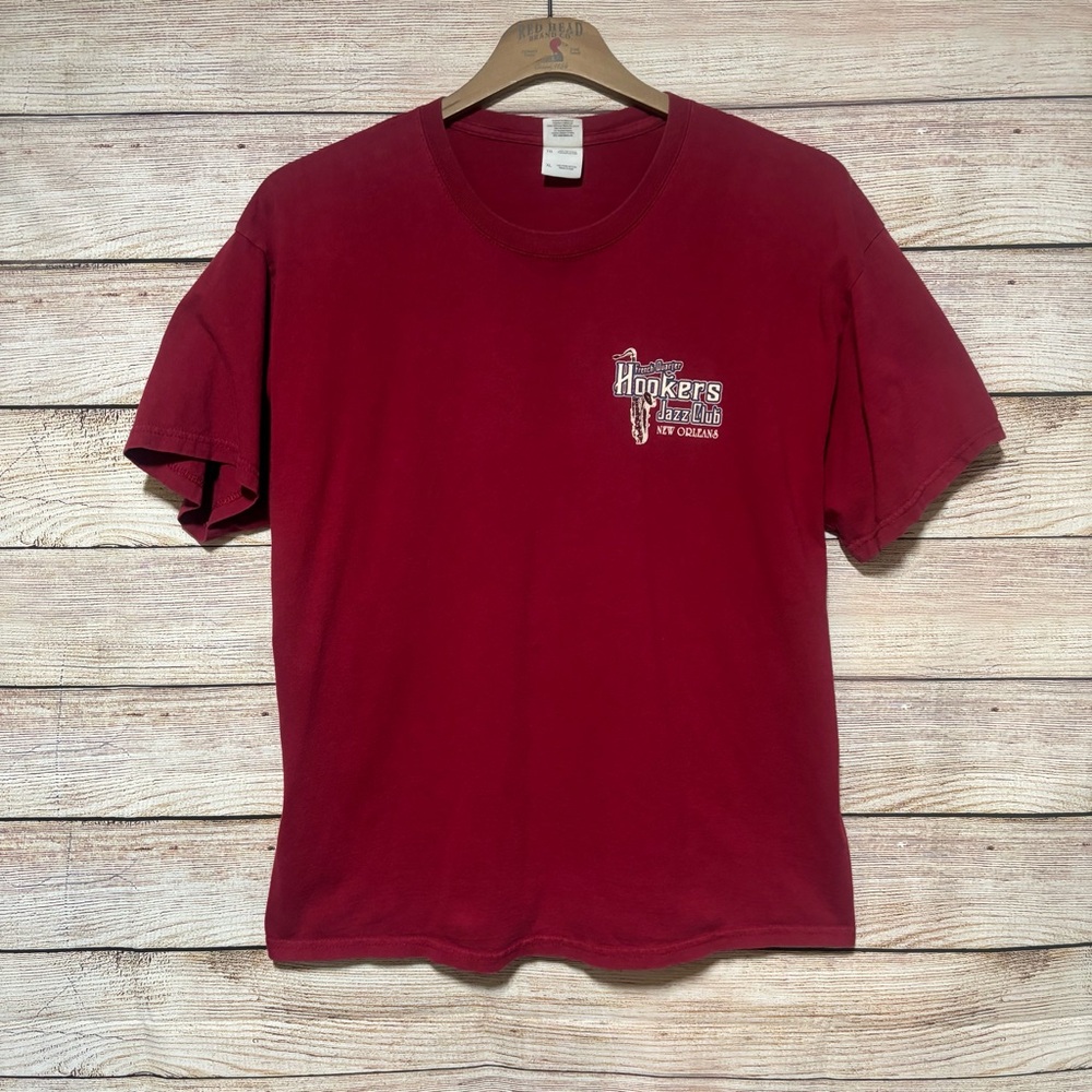 Hookers Jazz Club New Orleans‎ Red Graphic T-Shirt Size XL